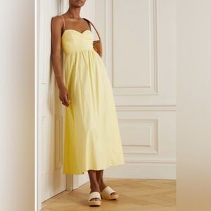 EUC Reformation Large Dovie Maxi Dress Yellow Zest 
*Organic Cotton